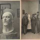 Tra maggio e giugno del 1949, in occasione di una mostra nella chiesa di San Ferdinando, espose una sua suggestiva testa di Cristo in gesso